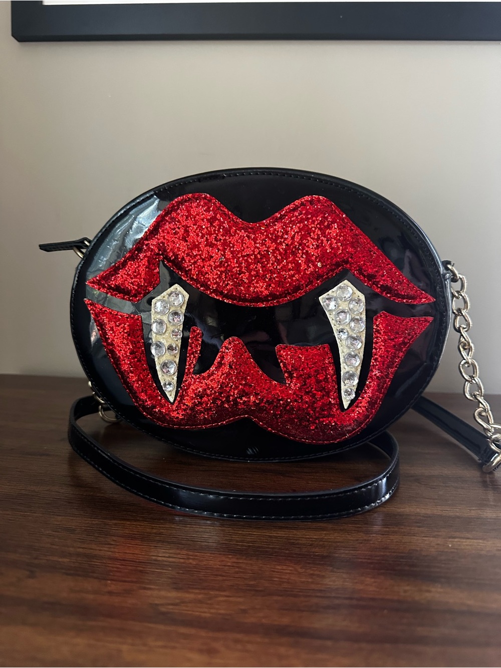 Betsey Johnson Glampire Vampire Crossbody Bag - Picture 3 of 9